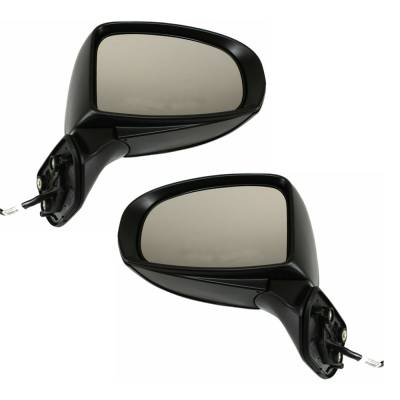 Rareelectrical - New Pair Of Mirror Compatible With Toyota Prius V Five Three Two Base Four Wagon 1.8L 2012 2013 2014 - Image 2