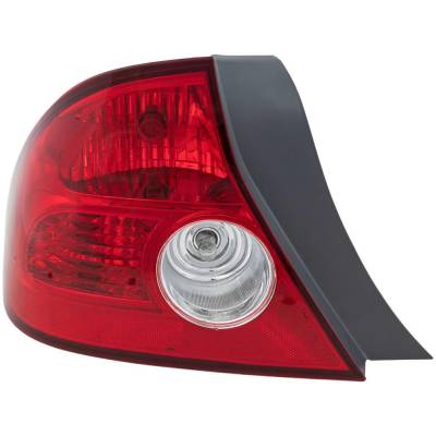 Rareelectrical - New Left Tail Lights Compatible With Honda Civic 1.7L 2.0L 2004 2005 By Part Numbers H730172 - Image 1