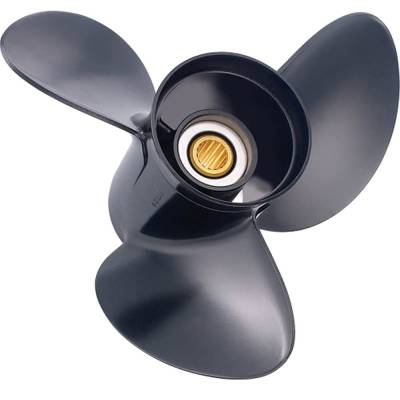 Rareelectrical - New Aluminum Propeller Compatible With Yamaha T8 8 Spline 8 8-20 Hp For Years 2001-2016 By Part - Image 2