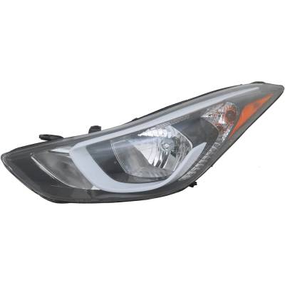Rareelectrical - New Left Headlights Compatible With Hyundai Elantra Se Sedan 4-Door 1.8L 2014 2015 2016 By Part - Image 2