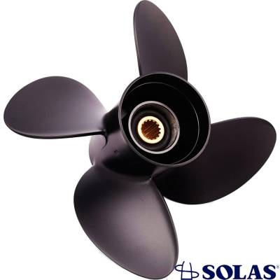Rareelectrical - New Aluminium Propeller Compatible With Suzuki Df70a 15 Spline 70 2009-2021 By 3413-138-17 5033323 - Image 1