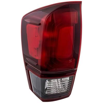 Rareelectrical - New Left Tail Lights Compatible With Toyota Tacoma Sr Sr5 Crew Extended Cab Pickup 2018-2023 By Part - Image 2