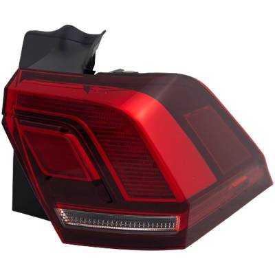 Rareelectrical - New Right Outer Tail Lights Compatible With Volkswagen Tiguan S Se Sport Utility 4-Door 2018-2023 By - Image 4