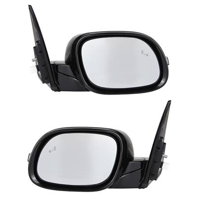 Rareelectrical - New Pair Of Mirror Compatible With Kia Soul Ex Exclaim Lx Plus Sx Sxl Hatchback 4-Door 1.6L 2.0L - Image 2