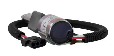 Rareelectrical - Fuel Shut Off Solenoid Compatible With Case Dozer 1150H 550G Tractor Mx 100 110 120 135 150 170 - Image 3