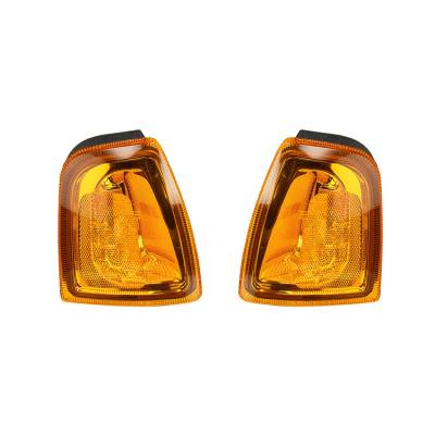 Rareelectrical - New Pair Of Turn Signal Lights Compatible With Ford Ranger 2001-05 1L5z15a201aa Fo2521168 - Image 1
