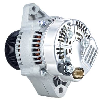 Rareelectrical - New 35A Alternator Fits Komatsu Excavator Pc200 6008613411 1022112821 1022112820 - Image 1