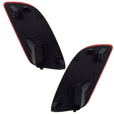 RAREELECTRICAL - New Pair Of Reflector Lights Compatible With Volkswagen Id.4 2021 2022 By Part Numbers Vw1185117 - Image 1