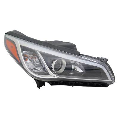 Rareelectrical - New Right Side Headlight Compatible With Hyundai Sonata Se Sedan 2016 2017 By Part Numbers Hy2503201 - Image 2