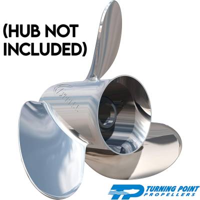 Rareelectrical - New Stainless Steel Propeller Compatible With Mariner Mercury Nissan/Tohatsu Suzuki 25-75 Hp By Part - Image 1