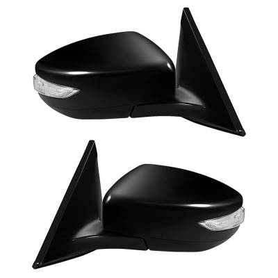 Rareelectrical - New Pair Of Mirror Compatible With Nissan Maxima Sr Sv Sl Sedan 4-Door 3.5L 2.5L 2016 2017 2018 2019 - Image 1