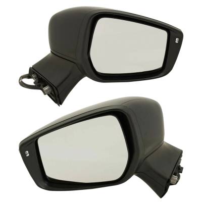 Rareelectrical - New Pair Of Mirror Compatible With Nissan Versa Note Sr Hatchback 4-Door 1.6L 2015 By Part Number - Image 2