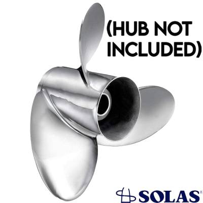 Rareelectrical - New Stainless Steel Propeller Compatible With Johnson/Evinrude V8 250 2 Stroke 275 300 3.6L - Image 1