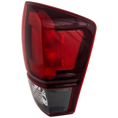 Rareelectrical - New Right Tail Lights Compatible With Toyota Tacoma Sr Sr5 Crew Extended Cab Pickup 2018-2023 By - Image 3