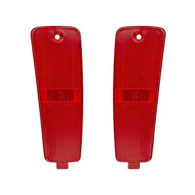 Rareelectrical - New Rear Pair Of Side Marker Light Compatible With Chevrolet Hhr 2006-11 20776733 20890411 Gm2861109 - Image 2
