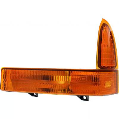 Rareelectrical - New Left Parking Light Assembly Compatible With Ford F-550 Super Duty 1999 2000 2001 By Part Numbers - Image 1