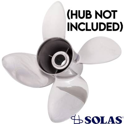 Rareelectrical - New Stainless Steel Propeller Compatible With Mercruiser 75-350 Hp By Part Numbers 9574-153-26 - Image 1