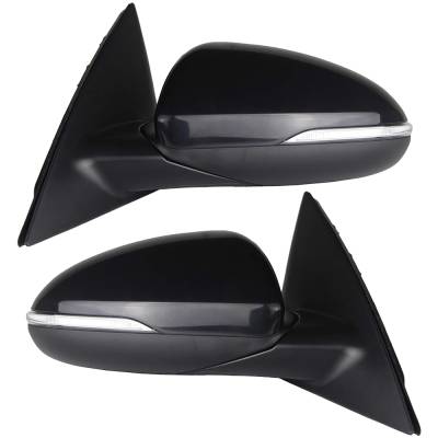 Rareelectrical - New Pair Of Mirrors Compatible With Kia Optima Ex Premium Lx 1.6T S Special Edition Sx Limited Turbo - Image 2