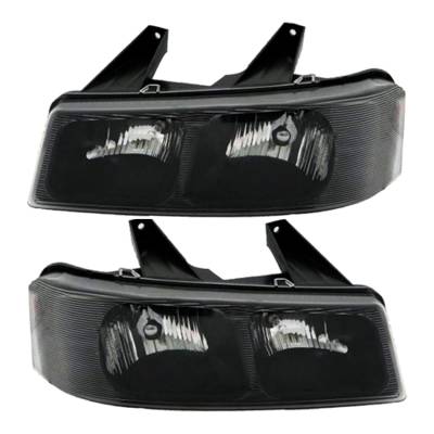 Rareelectrical - New Pair Of Halogen Headlight Compatible With Chevrolet Express 1500 Gmc Savana 1500 2003-2014 By - Image 2
