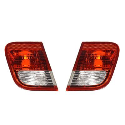 Rareelectrical - New Inner Tail Light Pair Compatible With Bmw 323I 1999 2000 2001 63218364924 Bm2883101 63218364923 - Image 2