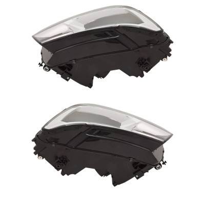 Rareelectrical - New Pair Of Halogen Headlights Compatible With Volkswagen Tiguan Comfortline 1.4L 2.0L 2018 2019 - Image 3