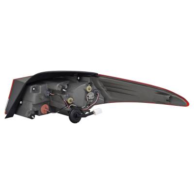 Rareelectrical - New Outer Left Halogen Tail Light Compatible With Hyundai Elantra Coupe Gs Coupe 2 Door 1.8L 2013 By - Image 1