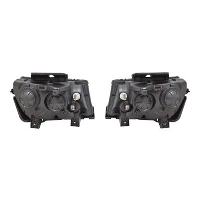 Rareelectrical - New Pair Headlights Compatible With Chevrolet Camaro 2014-2015 Halogen 23398034 Gm2503391 23398035 - Image 3