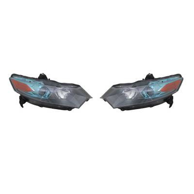 Rareelectrical - New Pair Of Headlights Compatible With Honda Insight 2010-2011 33100-Tm8-A01 33150Tm8a01 33100Tm8a01 - Image 1