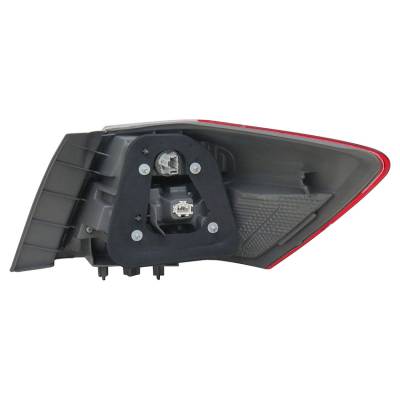Rareelectrical - New Right Outer Tail Light Compatible With Honda Accord Ex-L Sedan 2013-2015 33500-T2a-A11 - Image 3