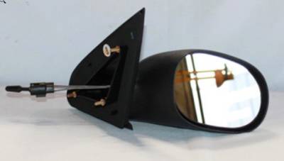 Rareelectrical - New Door Mirror Pair Compatible With Dodge 00-05 Neon Manual Ch1321158 Ch1320134 60518C 60541C - Image 2