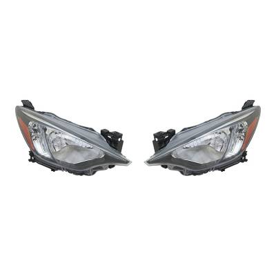 Rareelectrical - New Pair Of Headlight Fits Scion Ia Base 2016 81170Wb001 81170-Wb001 Sc2503106 - Image 1