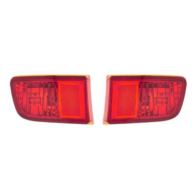 Rareelectrical - New Reflector Lights Pair Compatible With Toyota 4Runner 2004 2005 To1184101 81580-60111 8159060141 - Image 1