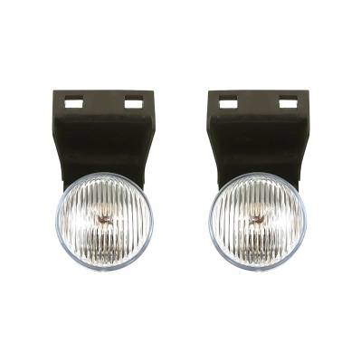 Rareelectrical - New Pair Of Fog Light Compatible With Dodge Ram 1500 1994-1998 55055180 55055181 Ch2593109 Ch2592109 - Image 2