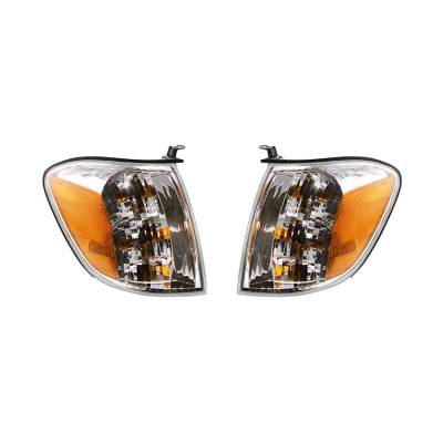 Rareelectrical - New Pair Of Turn Signal Light Compatible With Toyota Tundra 2005-2006 815100C030 815200C030 - Image 1