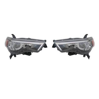 Rareelectrical - New Pair Headlight Compatible With Toyota 4Runner 2014-2016 81130-35541 To2519150 81170-35571 - Image 2