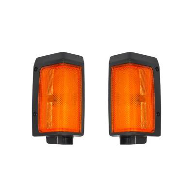 New Pair Of Side Marker Lights Compatible With Nissan D21 Xe 1986 1987 B6180-01G00 B618501g00