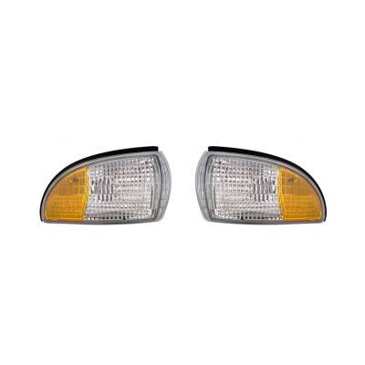 Rareelectrical - New Side Marker Light Pair Compatible With Chevrolet Impala 1994-95 1996 5976556 Gm2521120 5976555 - Image 2