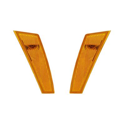 Rareelectrical - New Pair Of Side Marker Light Compatible With Jeep Liberty 2008-2012 57010214Ac 57010213Ac Ch2551129 - Image 1