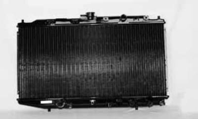 Rareelectrical - New Radiator Assembly Compatible With Honda 88-91 Crx Civic 1.5L L4 1493Cc 2204 19010Pm3901 7322 - Image 2