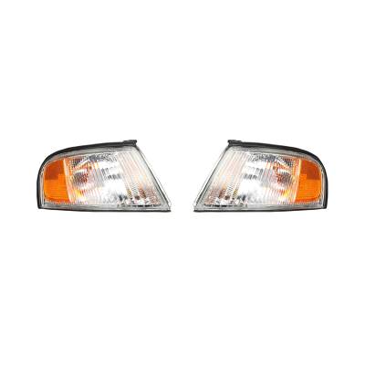 Rareelectrical - New Turn Signal Light Set Of 2 Compatible With Nissan Altima 1998-99 Ni2521123 261209E025 - Image 2