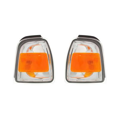 Rareelectrical - New Turn Signal Light Pair Compatible With Ford Ranger 2006-2011 6L5z15a201aa 6L5z15a201ba - Image 1