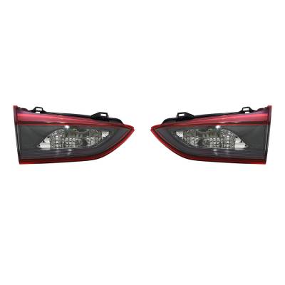 Rareelectrical - New Pair Of Inner Tail Light Compatible With Mazda 6 2016 G45f-51-3F0b G45f513g0b G45f513f0b - Image 1