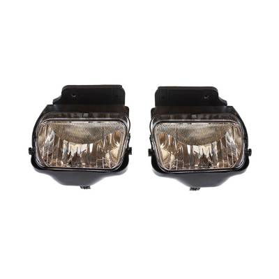 Rareelectrical - New Pair Of Fog Light Compatible With Chevrolet Silverado 1500 Hd 05-06 15791434 15791433 Gm2593150 - Image 1