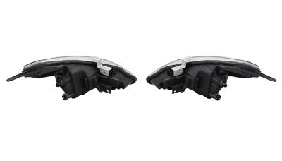Rareelectrical - New Pair Of Headlights Compatible With Nissan Versa Sedan 2015 2016 26010-9Kk0a 260609Kk0a - Image 3