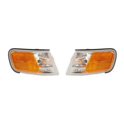Rareelectrical - New Side Marker Light Pair Compatible With Honda Accord 1994-1997 34300-Sv4-A02 34350Sv4a02 - Image 1