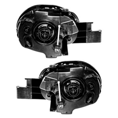 Rareelectrical - New Pair Of Headlight Compatible With Dodge Neon Se Srt-4 Sxt Sedan 2.4L 2005 By Part Number - Image 1