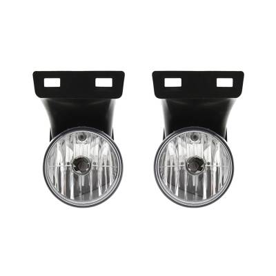 Rareelectrical - New Pair Of Fog Light Compatible With Dodge Ram 1500 99-02 55076940Ab 55076941Ab Ch2593120 Ch2592120 - Image 2