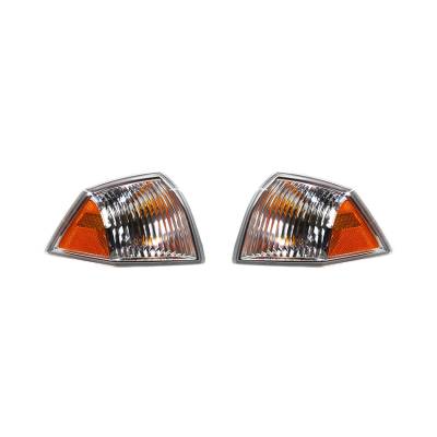 Rareelectrical - New Pair Of Turn Signal Lights Compatible With Jeep Compass 2007-2008 68000682Ab 68000683Ab - Image 2