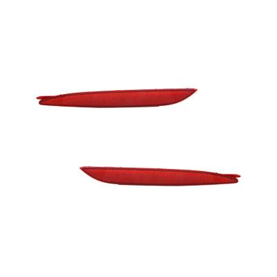 Rareelectrical - New Pair Of Reflector Lights Compatible With Hyundai Elantra Coupe 92406-3X500 924053X500 924063X500 - Image 2