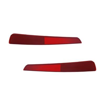 New Set Of 2 Reflector Lights Compatible With Acura Tl Sedan 2011 33505-Tk4-A01 33555Tk4a01